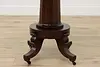 Empire Antique Mahogany Drop Leaf Tea, Game, Parlor Table (18)