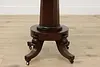 Empire Antique Mahogany Drop Leaf Tea, Game, Parlor Table (22)