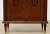 French Louis XVI Vintage Console Cabinet, Floral Marquetry (10)