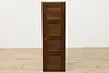 Arts & Crafts Antique Oak 4 Drawer Office File Cabinet (12)