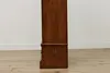 Victorian Antique Carved Oak Bookcase, New England (14)