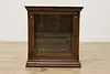 Victorian Antique Store Display Cabinet Rolltop Door (11)