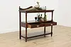 Georgian Antique Mahogany Server, Bar, TV or Hall Console #52989