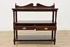 Georgian Antique Mahogany Server, Bar, TV or Hall Console #52989