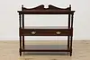 Georgian Antique Mahogany Server, Bar, TV or Hall Console #52989