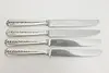 Set of 4 Vintage Towle Rambler Rose Sterling Dinner Knives (3)