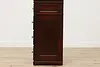 Physician Antique Doctor Mahogany Medical Chest & Mirror #53270