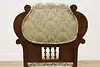 Victorian Carved Cherry Antique Desk or Side Chair #52792