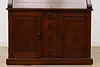 Victorian Farmhouse Antique Office Secretary Desk & Bookcase (12)