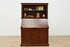 Victorian Farmhouse Antique Office Secretary Desk & Bookcase (2)