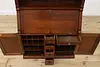 Victorian Farmhouse Antique Office Secretary Desk & Bookcase (8)