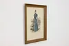 French Antique Fashion Magazine Lithograph Print 18" (3)