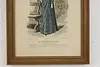 French Antique Fashion Magazine Lithograph Print 18" (5)