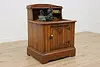 Farmhouse Antique Pine Dry Sink Cupboard Pantry Cabinet (2)