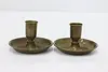 English Antique Military Travel Brass Candleholders (5)