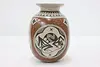 Mexican Mata Ortiz Vintage Pottery Vase, Animals, Martinez (6)