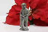 Christmas Vintage Child & Stocking Pewter Mini Statue Ricker (2)