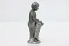 Christmas Vintage Child & Stocking Pewter Mini Statue Ricker (6)