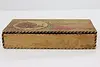 Folk Art Antique Painted Pyrography Jewelry or Keepsake Box (11)