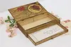 Folk Art Antique Painted Pyrography Jewelry or Keepsake Box (4)