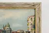 Venice City & Gondola Boat Vintage Original Oil Painting 17" (5)