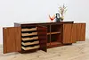 Midcentury Modern Vintage Rosewood Buffet TV Console Skovby (3)