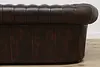 Chesterfield Vintage Tufted Espresso Leather Sofa or Couch (14)