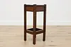 Arts & Crafts Mission Oak Antique Plant Stand or End Table (10)