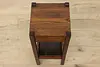 Arts & Crafts Mission Oak Antique Plant Stand or End Table (4)