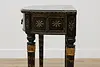 Chinoiserie Paint Vintage Lacquer Hall Table or Sofa Console (14)