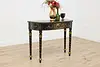 Chinoiserie Paint Vintage Lacquer Hall Table or Sofa Console (3)