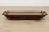 Indian Vintage Rosewood Marquetry Folding Tray Coffee Table (10)