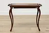 Indian Vintage Rosewood Marquetry Folding Tray Coffee Table (6)