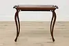 Indian Vintage Rosewood Marquetry Folding Tray Coffee Table (8)