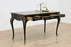 French Design Vintage Leather Top Writing Desk, Widdicomb (2)