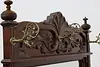 Victorian Antique Carved Oak Hall Tree or Stand, Mirror (21)