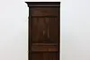 French Provincial Antique 1760s Chestnut Armoire Wardrobe (14)