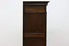 French Provincial Antique 1760s Chestnut Armoire Wardrobe (18)