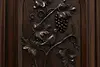 French Provincial Antique 1760s Chestnut Armoire Wardrobe (21)