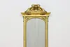 Victorian Antique Carved Gold Leaf Pier Mirror Marble (12)