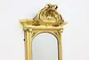 Victorian Antique Carved Gold Leaf Pier Mirror Marble (4)