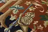 Renaissance Antique Unicorn Needlepoint Petit Point Chair (16)