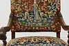 Renaissance Antique Unicorn Needlepoint Petit Point Chair (4)