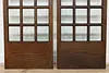 Pair of Arts & Crafts Mission Oak Antique Salvage Doors (9)