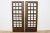 Pair of Arts & Crafts Mission Oak Antique Salvage Doors (6)