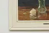 Carnations in Vase Vintage Artagraph Painting, Aspevig 39.5" (6)