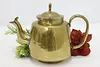 Farmhouse Antique Brass Kitchen Tea Pot or Kettle (2)