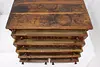 Merrick Antique Victorian Oak Spool Cabinet or Jewelry Chest (4)