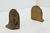 Pair of Antique Bronzed Iron "End of the Trail" Bookends (3)