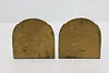 Pair of Antique Bronzed Iron "End of the Trail" Bookends (5)